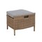 Alaterre Furniture Kokoli All-Weather Conversation Set with Set of 2 Chairs with Ottomans and 17"H Accent Table AWWG01GG - alternate 4